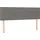 vidaXL Boxspringbett mit Matratze Dunkelgrau 140x200 cm Stoff
