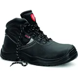 ELTEN Jori BASIC Mid S3 Herren, Lederschuh, robust, schwarz