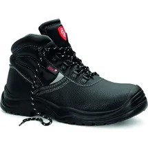 ELTEN Jori BASIC Mid S3 Herren, Lederschuh, robust, schwarz