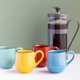La Cafetiere Espressotasse 0,1 l Multicolor 4 St.