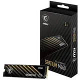 MSI SPATIUM M460 PCIe 4.0 NVMe M.2 2280 - Interne Solid-State-Festplatte, 5000 MB/s Lesen und 4500 MB/s Schreiben, 3D NAND