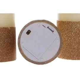 Myflair LED Kerze Silver Star 3er Set wachs/kupfer