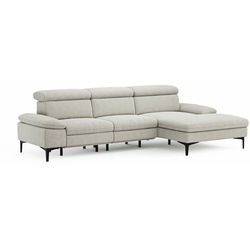 CASEDO Ecksofa Palma Stoff Naturel