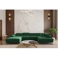 Fun Möbel Wohnlandschaft Schlafsofa Sofa CARMELO in Stoff Nova