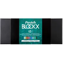 Blockx Pastellkreide Box 12 St. sortiert 12x9 cm