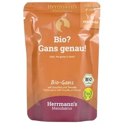 Herrmann’s  Katzen Nassfutter Gans mit Zucchini bio