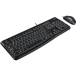 Keyboard & Mouse Logitech Wired Combo MK120 black  (US) (920-002562)
