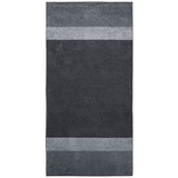 DYCKHOFF Saunatuch Two-Tone Stripe grau 100,0 x 200,0 cm