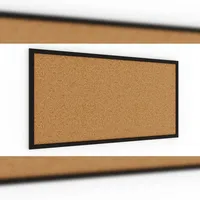 ALLboards Pinnwand 80 x 40 cm Schwarz