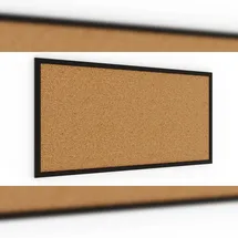 ALLboards Pinnwand 80 x 40 cm Schwarz