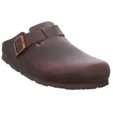 Herren Männer Hausschuhe verbandschuhe Therapie-Sandalen Klett-Hausschuhe Mocca 42 EU 8 UK