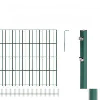 GAH Alberts Doppelstabmatten-Grundset 2 Matten 1,2 x 4 m grün