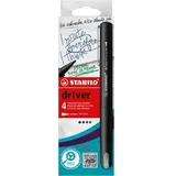 Stabilo dr!ver Fineliner farbsortiert 0,8 mm, 4 St.