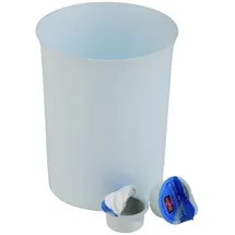APS Tischmülleimer 0,9 l Weiß