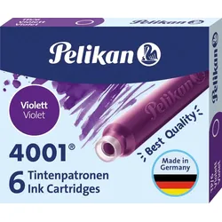 Pelikan Tintenpatronen 4001 TP/6, violett