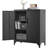Songmics Aktenschrank 80 x 0 x 0 schwarz