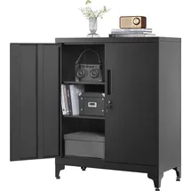 Songmics Aktenschrank 80 x 0 x 0 schwarz