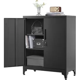 Songmics Aktenschrank 80 x 0 x 0 schwarz
