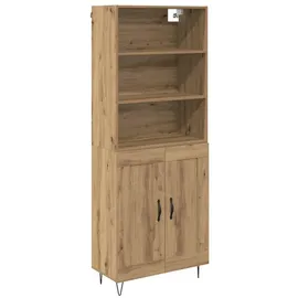 vidaXL Highboard 2-Tlg Artisan-Eiche Holzwerkstoff 3416048