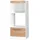 Vicco Geräteumbauschrank Fame-Line 60 x 58 x 153,6 cm Goldkraft Eiche/Weiß