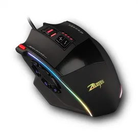 docooler Zelotes C-13 Gaming Maus Wired 10000DPI,RGB,mit 13 Programmiertasten Einstellbar,128 KB Integrierter Speicher