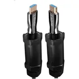 Lindy Fibre Optic Hybrid HDMI 8K60 Kabel 20 m Schwarz