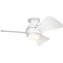 Elstead Lighting Sola 86 cm Deckenventilator Weiß