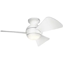 Elstead Lighting Sola 86 cm Deckenventilator Weiß