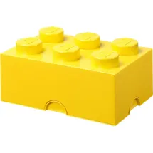 LEGO Aufbewahrungsbox LEGO Storage Brick 6 8,5 l 6-tlg. gelb
