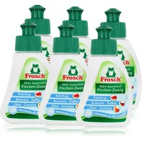 6x Frosch Aktiv-Sauerstoff Fleck-Entferner 75 ml - Flecklösend mit Aktiv-Sauers