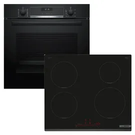 Bosch Herdset Backofen AutoPilot + Induktionskochfeld HomeConnect autark 60cm