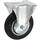 vidaXL Lenkrolle 160 mm Schwarz
