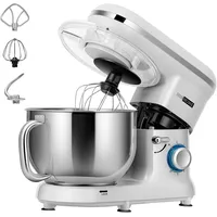 VIVOHOME 6-Qt. Standmixer Küchenmaschine 5.7L Knetmaschine 660W Küchenmaschinen