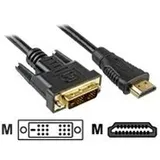 Sharkoon Videokabel HDMI Stecker - DVI-D Stecker 19-polig schwarz 3,0 m