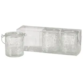 Boltze Teelichthalter Country Glas Transparent