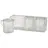 Boltze Teelichthalter Country Glas Transparent