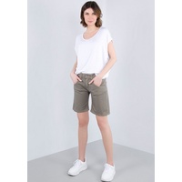 Please Jeans Shorts aus elastischem Baumwollmix Gr. M (38) N-Gr, 3649-nuovokaki, , 59515423-M N-Gr
