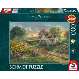 Schmidt Spiele Thomas Kinkade Sonnenblumenfelder (58779)