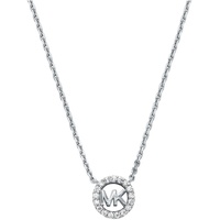 Michael Kors Damen-Halskette Logo Silber