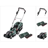 Metabo RM 36-18 LTX BL 36 Akku Rasenmäher 36 V ( 2x 18 V ) LTX Brushless + 2x Akku 4,0 Ah + Doppelladegerät