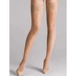 Wolford Damen Halterlose Strümpfe Satin Touch Stay-Up 20 DEN
