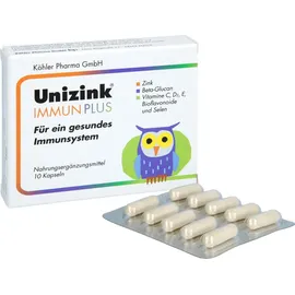 Köhler Pharma Unizink Immun Plus Kapseln 10 St.