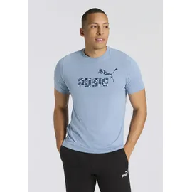 Puma ESS CAMO TEE blau XL