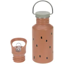 Lässig Edelstahltrinkflasche Happy Prints Karamell/Terracotta/Grün