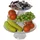 Dekoleidenschaft 3er Set Glasteller mit Fuß, 3-stöckige Etagere, Gebäcketagere, Servierschale, Obstständer, Glasetagere, Servierplatte, Gebäckschale