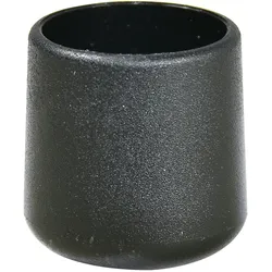 WAGNER Kappen für Stahlrohr rund 4tlg. - Ø 18/22 x 23 mm, Abrieb 4 mm, Kunststoff schwarz - 15061899