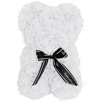 LINDER EXCLUSIV LEX Rosenbär 25 cm Rosen-Bär (Weiss)