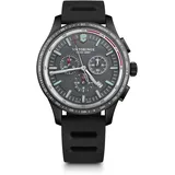 Victorinox Herren-Uhr Alliance Sport Chronograph, Herren-Armbanduhr, analog, Quarz, Gehäuse-Ø 44 mm, Armband 21 mm, 113 g, Schwarz/Grau