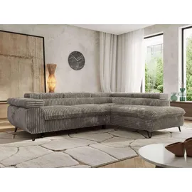 MKS ECKSOFA PABLO L Grau Cord - Rechts Seite