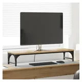vidaXL Monitor Halterung Artisan-Eiche 85 x 23 x 15,5 cm Holzwerkstoff, Heimarbeitsplatz, minimalistischer Monitorständer, stabiler Schreibtischzubehör, ergonomischer Bildschirmriser